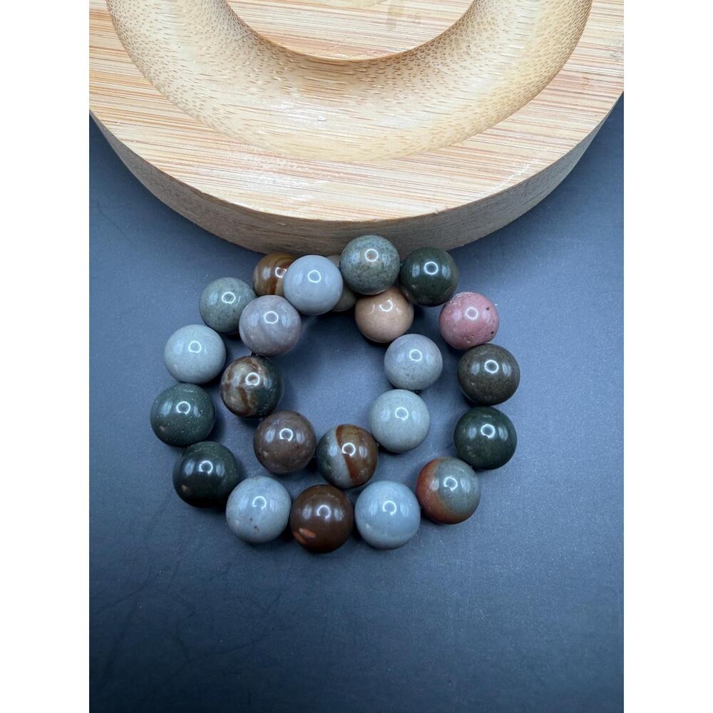 Polychrome Jasper 8mm Bracelet